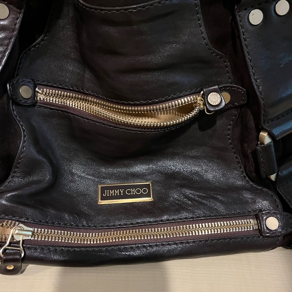 Jimmy CHOO dark brown leather bag. Great condition - Picture 5 of 6